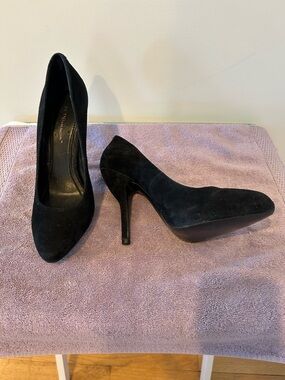 BCBGeneration Black Suede Pumps